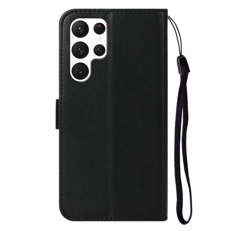 Δερματινη Θηκη Samsung Galaxy S25 Ultra 5g Απλό Δέρμα Με Τεχνητό Δέρμα