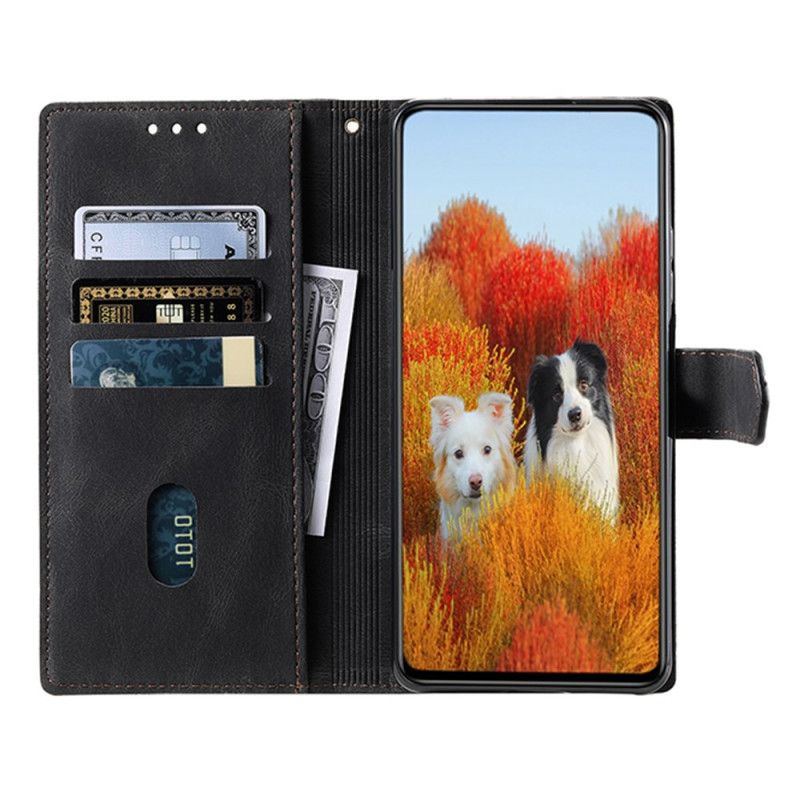 Δερματινη Θηκη Samsung Galaxy S25 Ultra 5g Δίχρωμο Πορτοφόλι Rfid Σε Στιλ Σουέτ Με Λουράκι