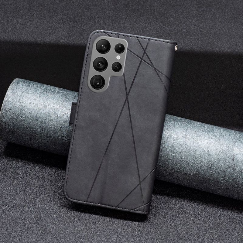 Δερματινη Θηκη Samsung Galaxy S25 Ultra 5g Γεωμετρία Binfen Color