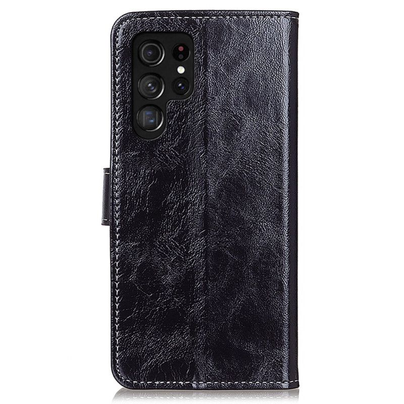 Δερματινη Θηκη Samsung Galaxy S25 Ultra 5g Γυαλιστερό Τεχνητό Δέρμα Σιλικόνης