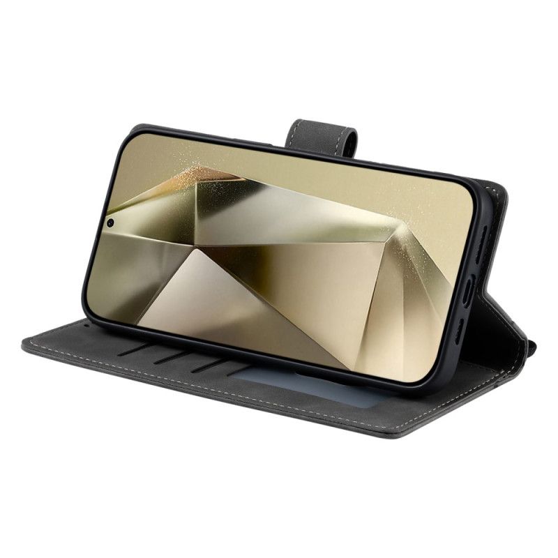 Δερματινη Θηκη Samsung Galaxy S25 Ultra 5g Μάνταλα Με Εφέ Σουέτ