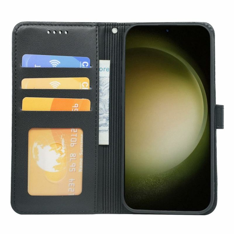 Δερματινη Θηκη Samsung Galaxy S26 Μαγνητικό Κλείσιμο Και Λουράκι Καρπού