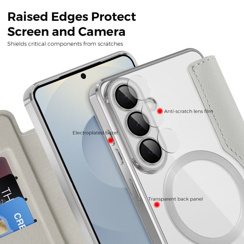 Δερματινη Θηκη Samsung Galaxy S26 Μαγνητικός Με Θήκη Κάρτας Και Προστασία Rfid