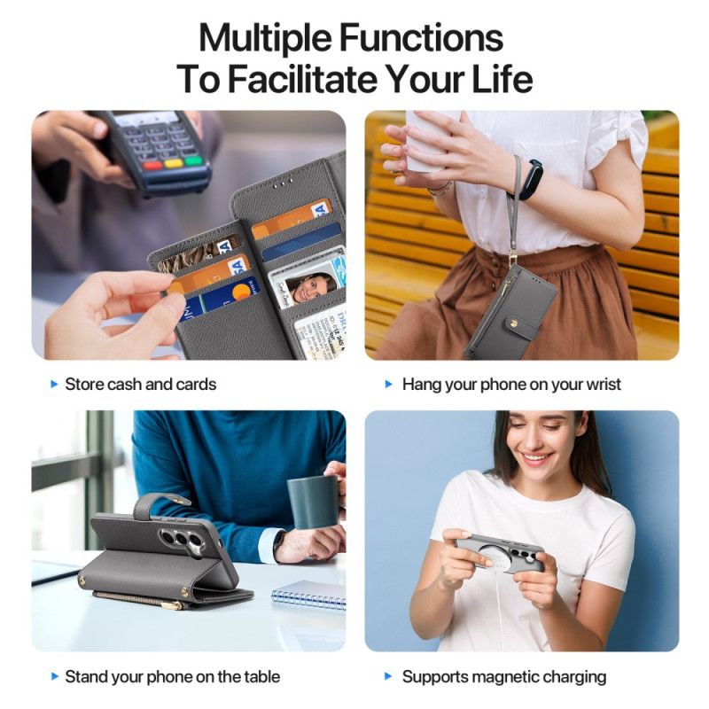 Δερματινη Θηκη Samsung Galaxy S26 Plus Αποσπώμενο Κάλυμμα Lawa Σειρά Dux Ducis