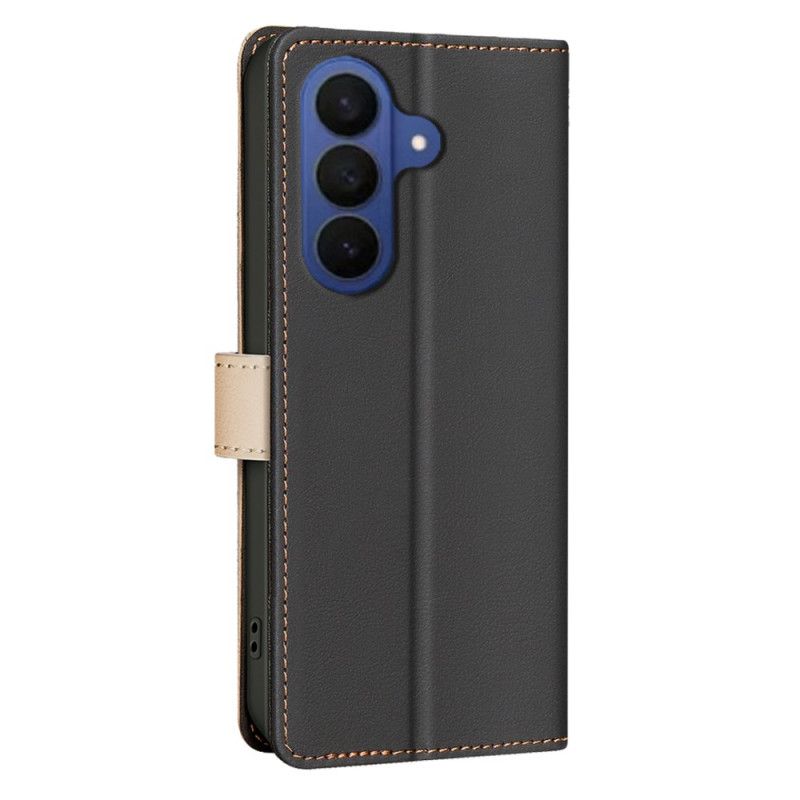 Δερματινη Θηκη Samsung Galaxy S26 Plus Δίχρωμο Binfen Color Σιλικόνης