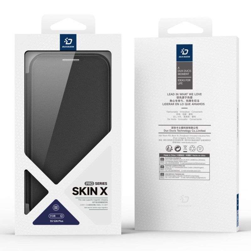 Δερματινη Θηκη Samsung Galaxy S26 Plus Μαγνητική Επένδυση X Pro Dux Ducis Σιλικόνης