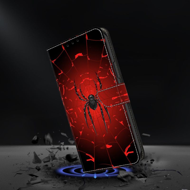 Δερματινη Θηκη Samsung Galaxy S26 Plus Μαύρη Αράχνη