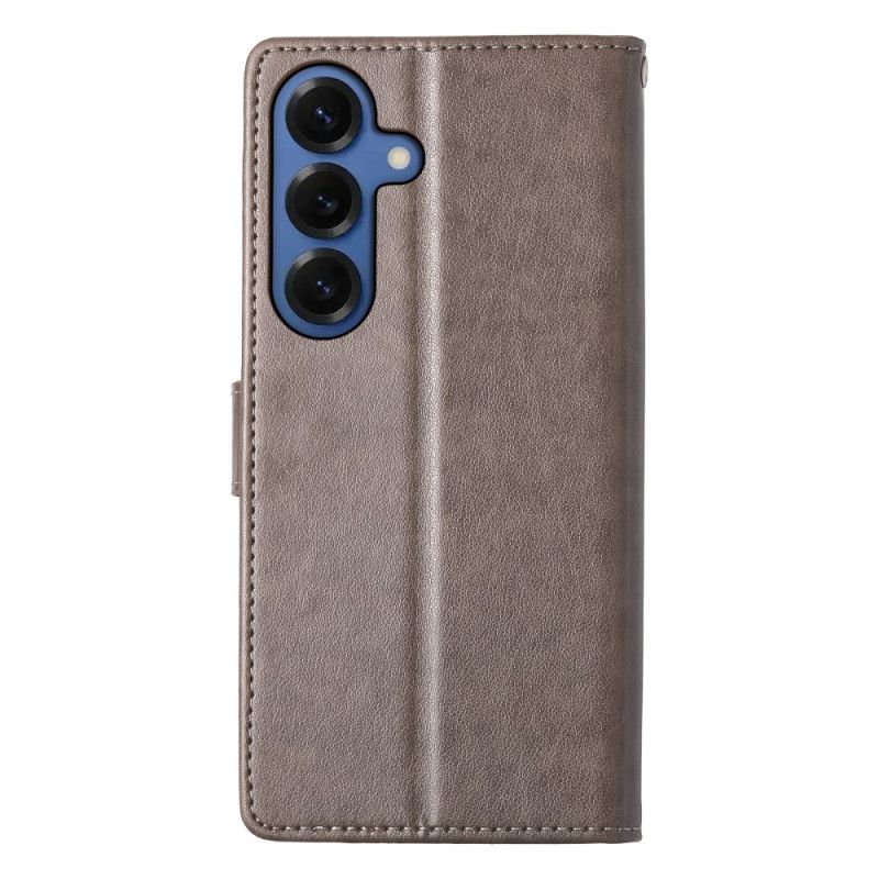 Δερματινη Θηκη Samsung Galaxy S26 Plus Μικρά Λουλούδια