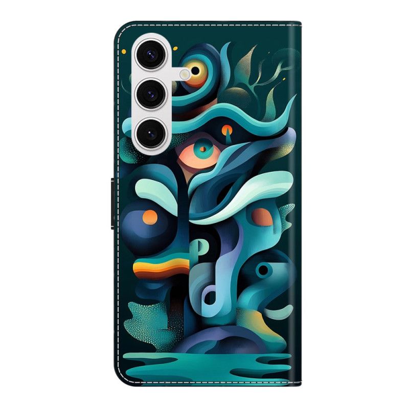 Δερματινη Θηκη Samsung Galaxy S26 Plus Πράσινο Γκράφιτι Ombre