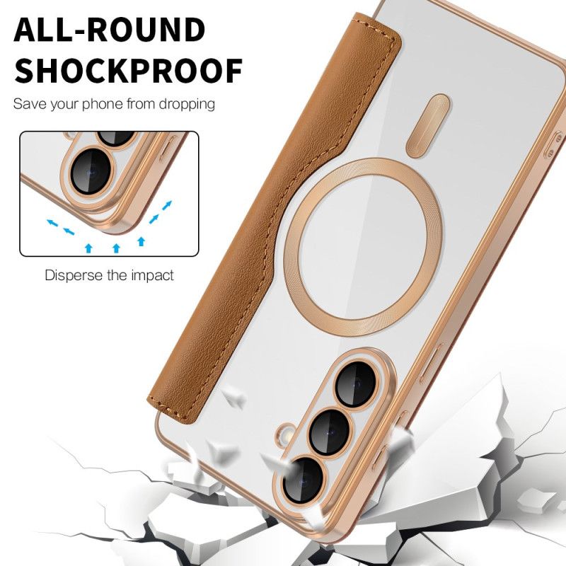 Δερματινη Θηκη Samsung Galaxy S26 Plus Θήκες Κινητών Επενδεδυμένη Θήκη Κάρτας Rfid