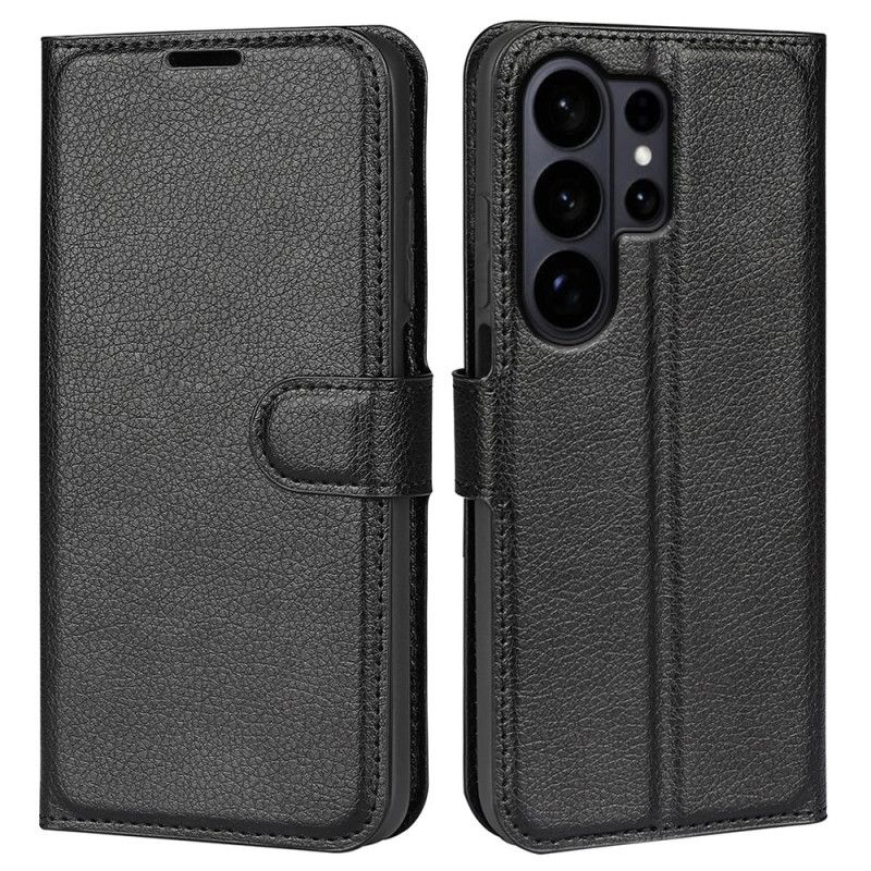 Δερματινη Θηκη Samsung Galaxy S26 Ultra Δέρμα Lychee Faux