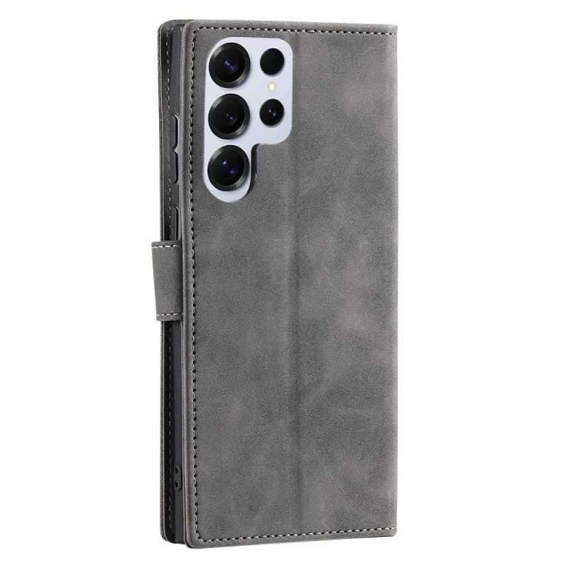 Δερματινη Θηκη Samsung Galaxy S26 Ultra Δίχρωμο Σχέδιο Σιλικόνης