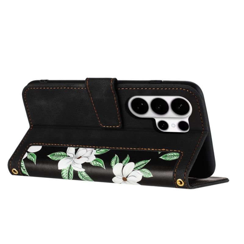 Δερματινη Θηκη Samsung Galaxy S26 Ultra Λουλουδάτο Σχέδιο
