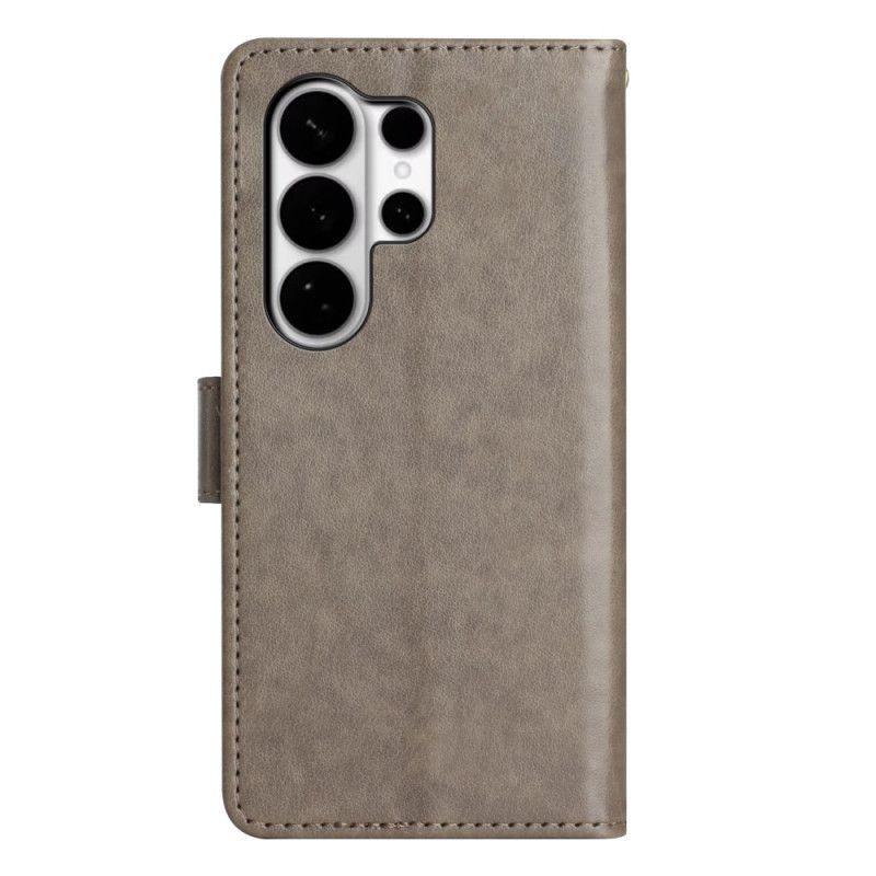 Δερματινη Θηκη Samsung Galaxy S26 Ultra Πεταλούδα Και Λουλούδια