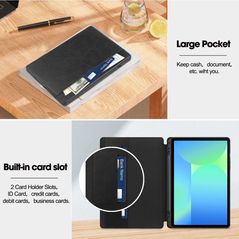 Δερματινη Θηκη Samsung Galaxy Tab S10 Fe Δερμάτινο Εφέ