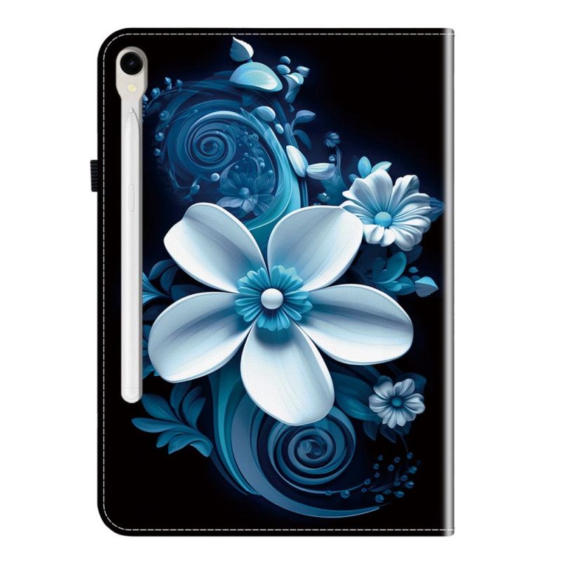 Δερματινη Θηκη Samsung Galaxy Tab S10 Fe Μαύρη Ορχιδέα