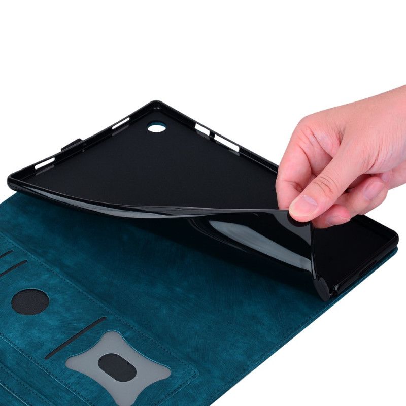 Δερματινη Θηκη Samsung Galaxy Tab S10 Fe Plus Σκηνή Γάτας