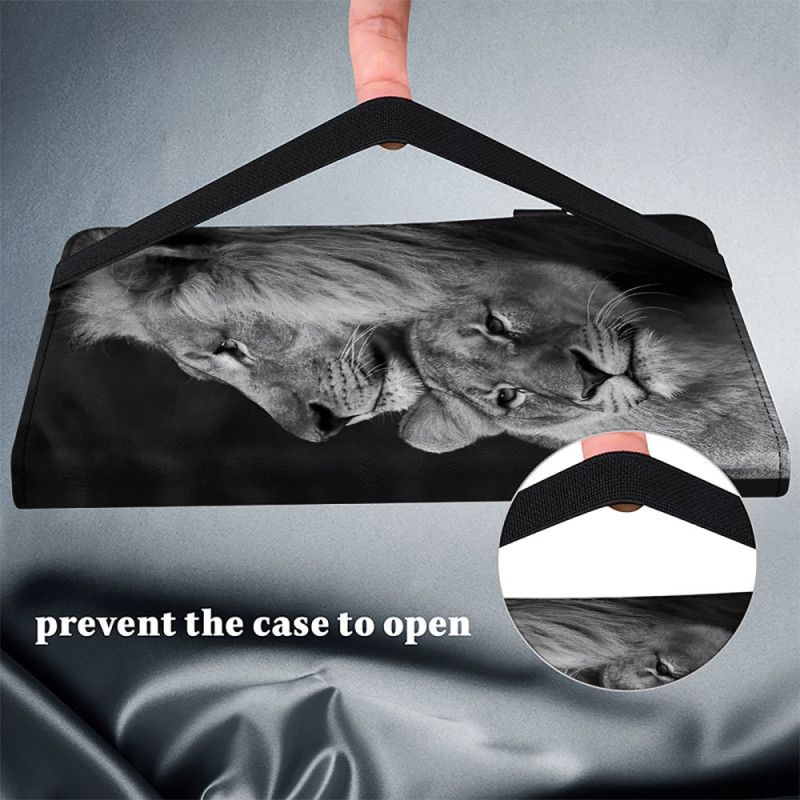 Δερματινη Θηκη Samsung Galaxy Tab S10 Plus Λιοντάρια