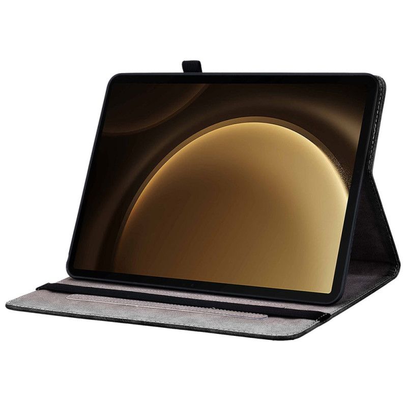 Δερματινη Θηκη Samsung Galaxy Tab S10 Plus Χρυσά Τριαντάφυλλα Σιλικόνης