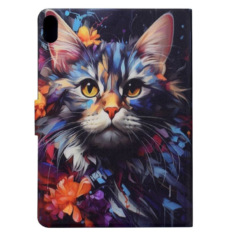 Δερματινη Θηκη Samsung Galaxy Tab S11 Καλλιτεχνική Γάτα