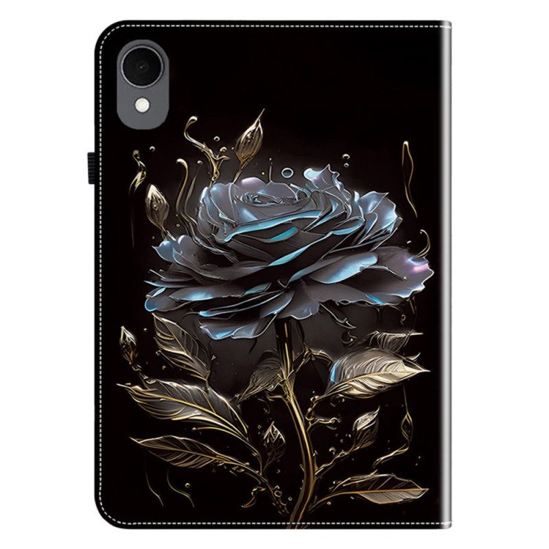 Δερματινη Θηκη Samsung Galaxy Tab S11 Μαύρο Τριαντάφυλλο