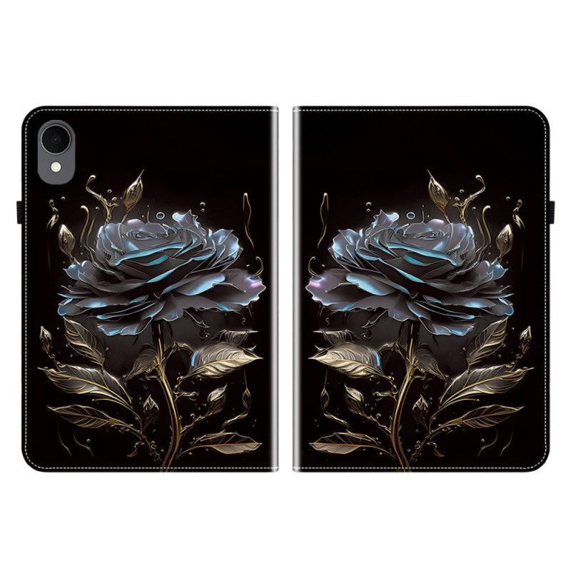 Δερματινη Θηκη Samsung Galaxy Tab S11 Μαύρο Τριαντάφυλλο