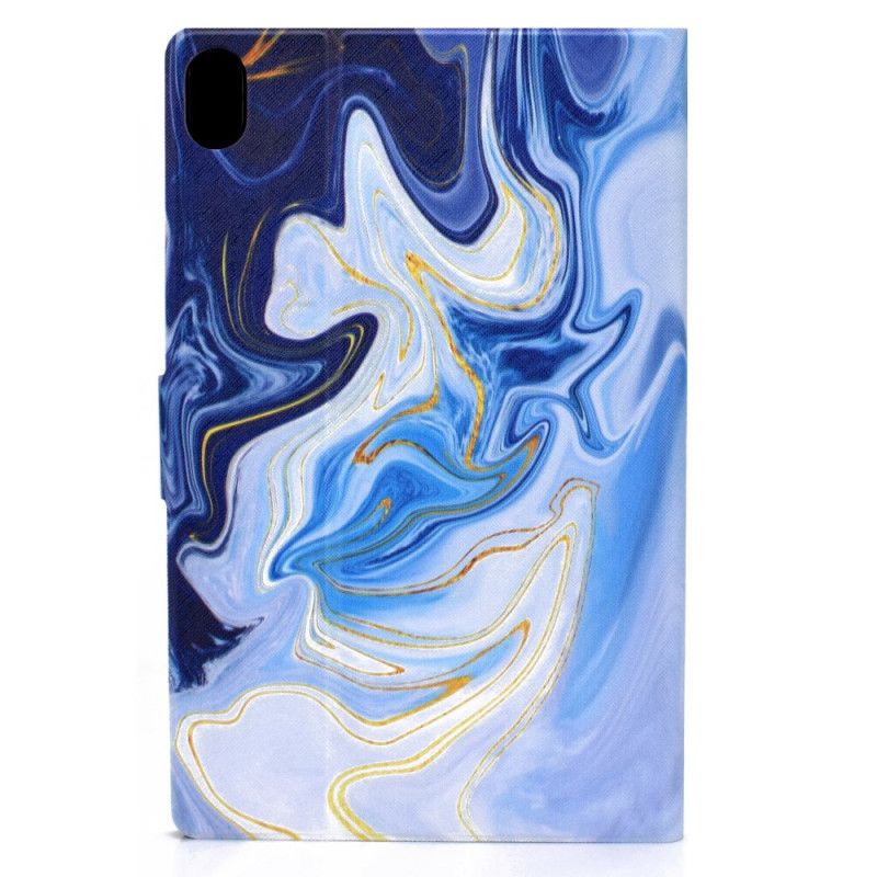 Δερματινη Θηκη Samsung Galaxy Tab S11 Μπλε Μάρμαρο