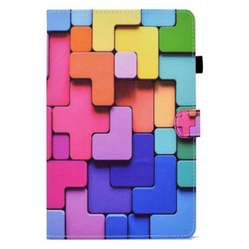 Δερματινη Θηκη Samsung Galaxy Tab S11 Χρωματιστά Τετράγωνα