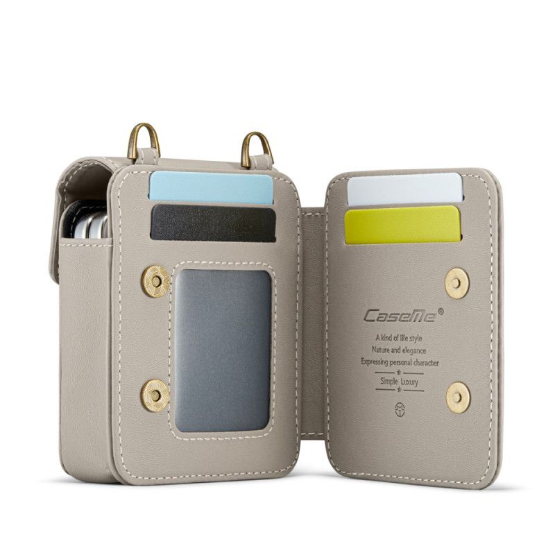 Δερματινη Θηκη Samsung Galaxy Z Flip 7 Fe Πορτοφόλι Rfid Με Ιμάντα Ώμου