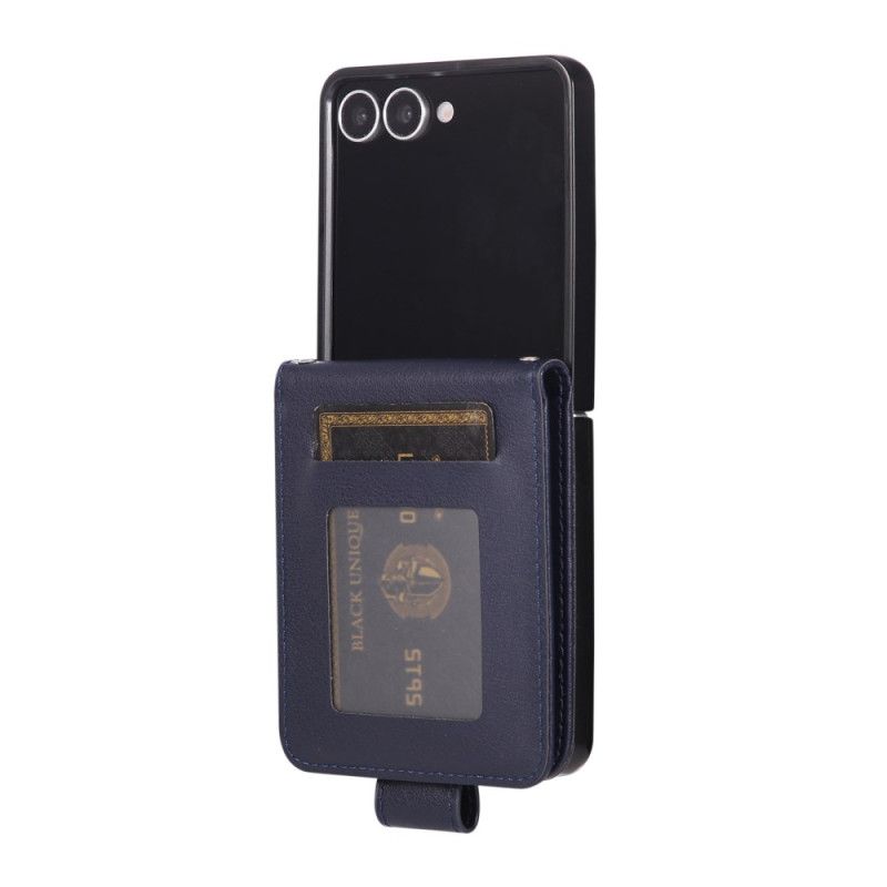 Δερματινη Θηκη Samsung Galaxy Z Flip 7 Θήκη Καρτών Από Τεχνητό Δέρμα