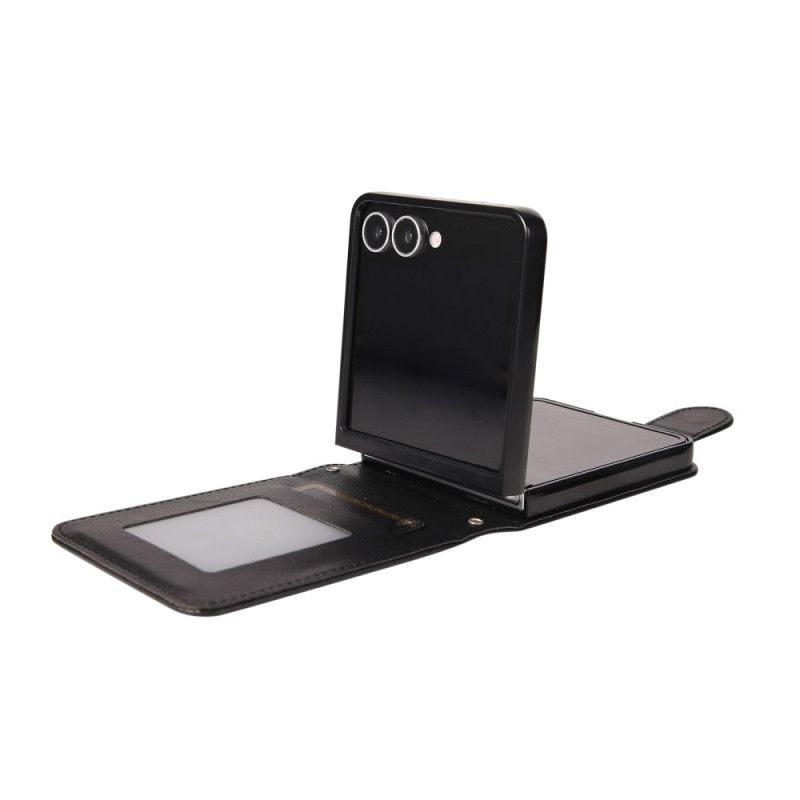 Δερματινη Θηκη Samsung Galaxy Z Flip 7 Θήκη Καρτών Από Τεχνητό Δέρμα