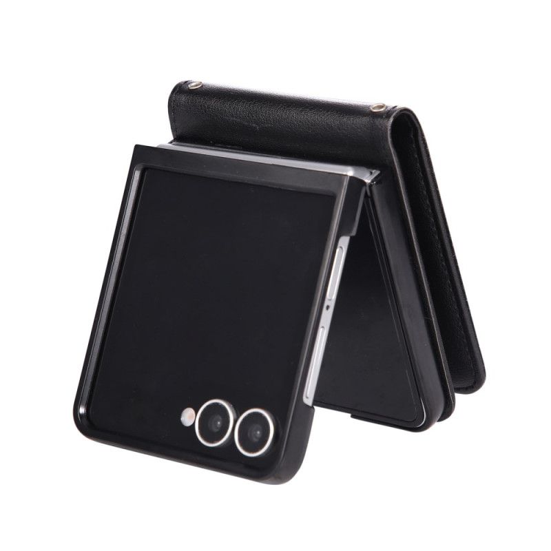 Δερματινη Θηκη Samsung Galaxy Z Flip 7 Θήκη Καρτών Από Τεχνητό Δέρμα