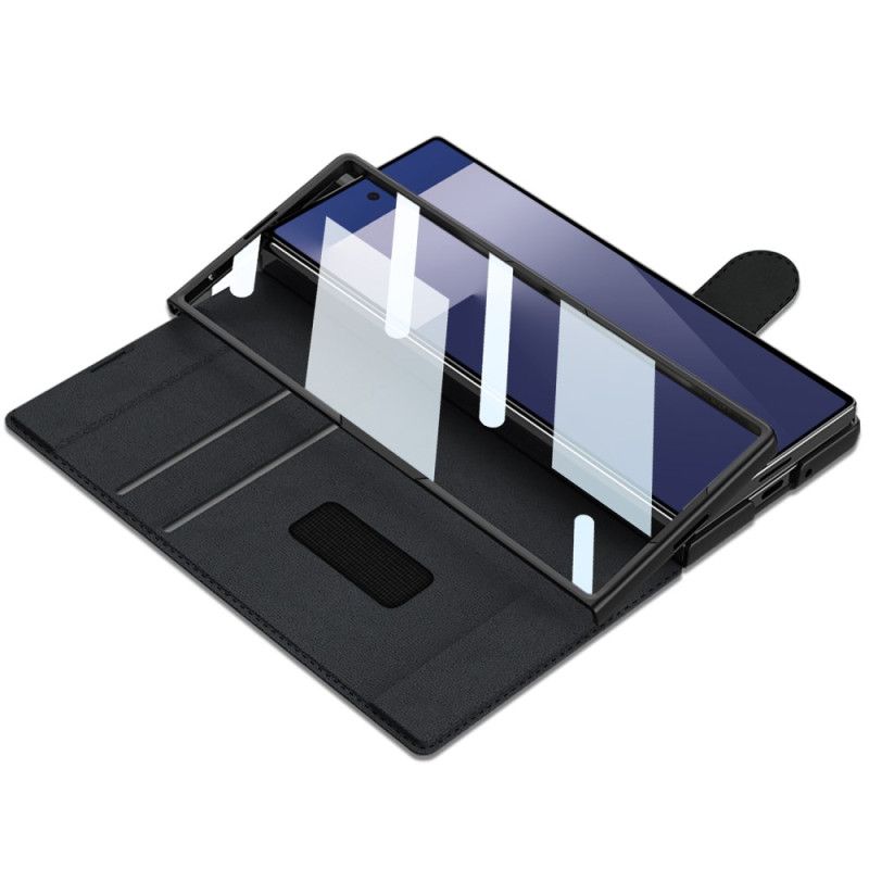 Δερματινη Θηκη Samsung Galaxy Z Fold 7 Βάση Και Βάση Γραφίδας