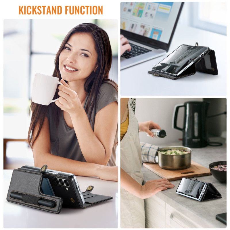 Δερματινη Θηκη Samsung Galaxy Z Fold 7 Caseme Σιλικόνης