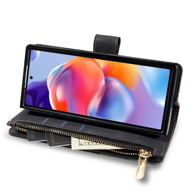 Δερματινη Θηκη Samsung Galaxy Z Fold 7 Δίχρωμο Πορτοφόλι Σιλικόνης