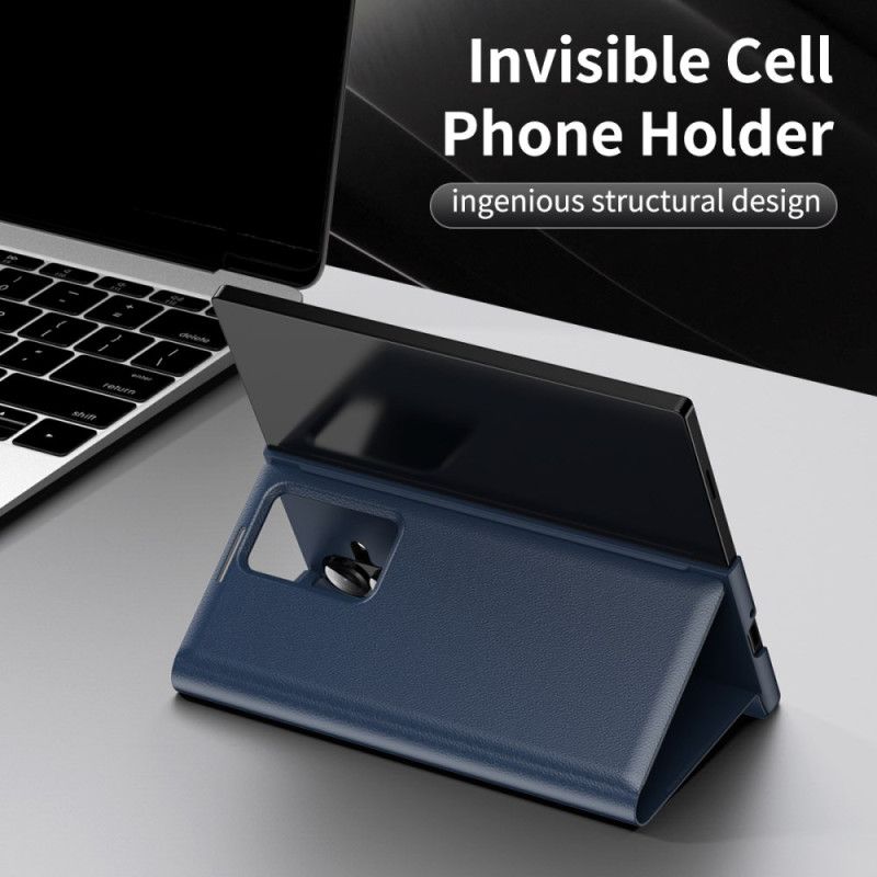 Δερματινη Θηκη Samsung Galaxy Z Fold 7 Θήκη Καρτών Και Έξυπνο Παράθυρο