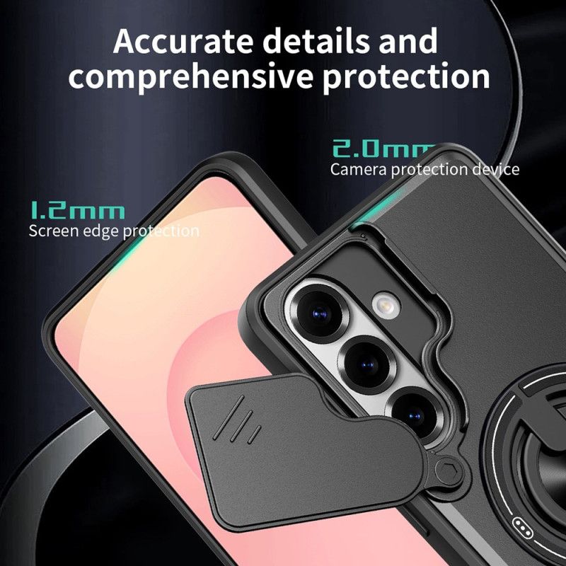 Hülle Samsung Galaxy S26 Magnetischer Faltbarer Ringhalter Und Kameraschutz