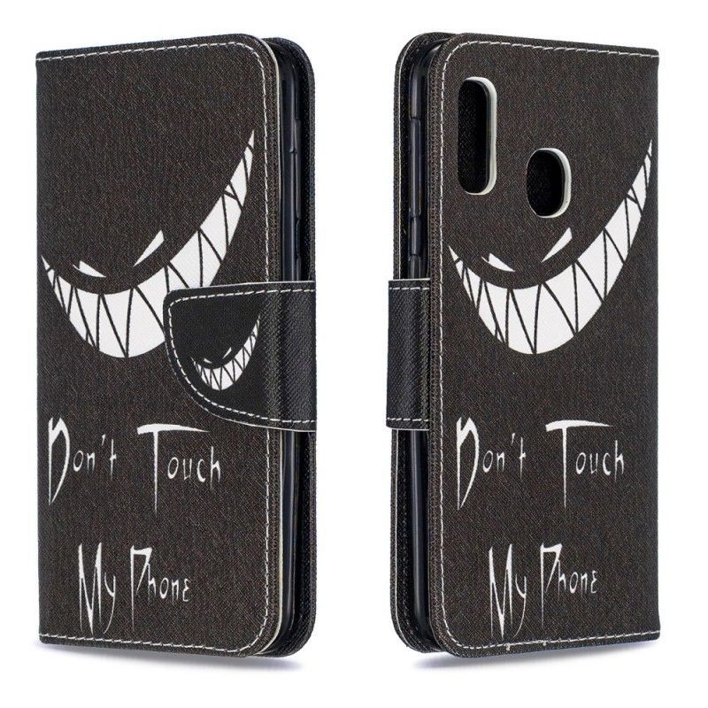 Κάλυμμα Folio Samsung Galaxy A20e Θήκες Κινητών Διάβολο Τηλέφωνο