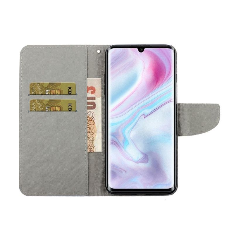Κάλυμμα Folio Samsung Galaxy A31 Θήκες Κινητών Χρωματιστά Φύλλα Με Κορδόνι