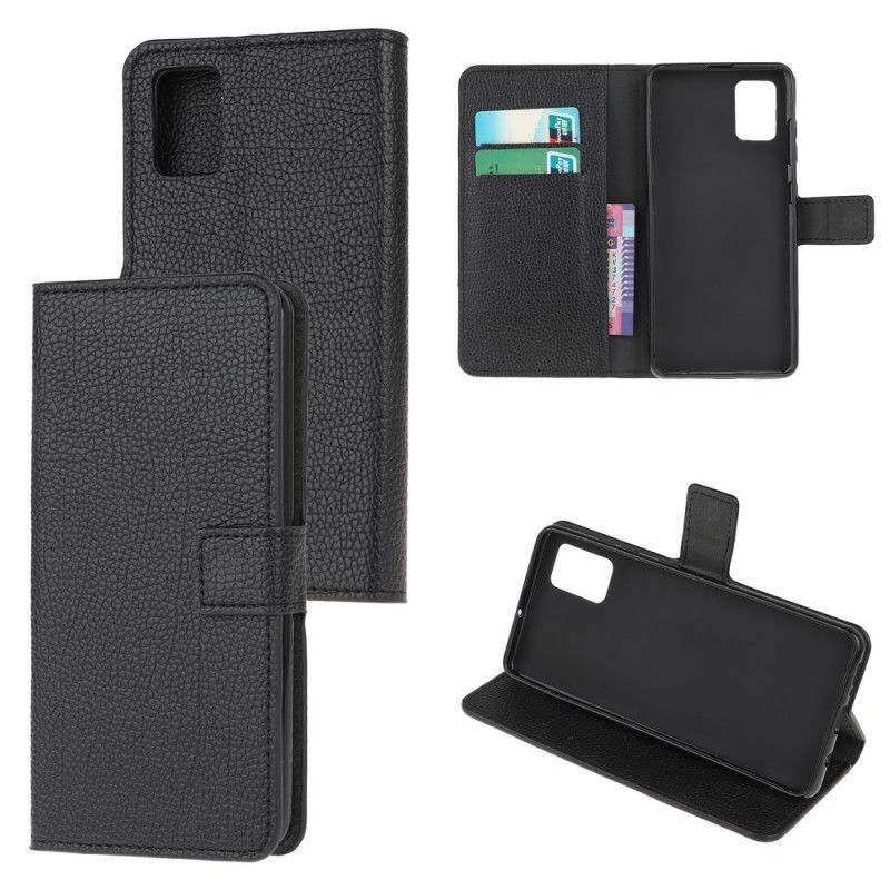 Κάλυμμα Folio Samsung Galaxy A32 5G Εφέ Δέρματος Λίτσι