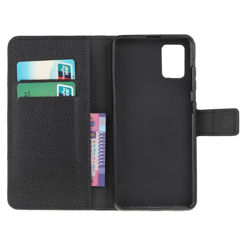 Κάλυμμα Folio Samsung Galaxy A32 5G Εφέ Δέρματος Λίτσι