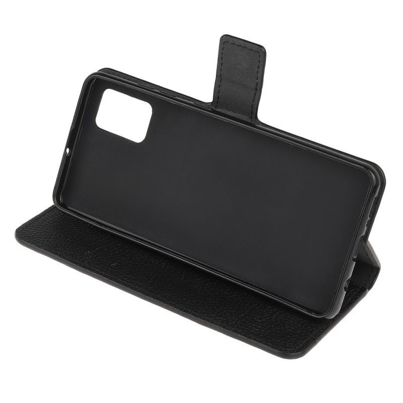 Κάλυμμα Folio Samsung Galaxy A32 5G Εφέ Δέρματος Λίτσι