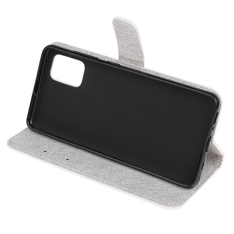 Κάλυμμα Folio Samsung Galaxy A41 Λουρί Φεγγαρολούλουδα