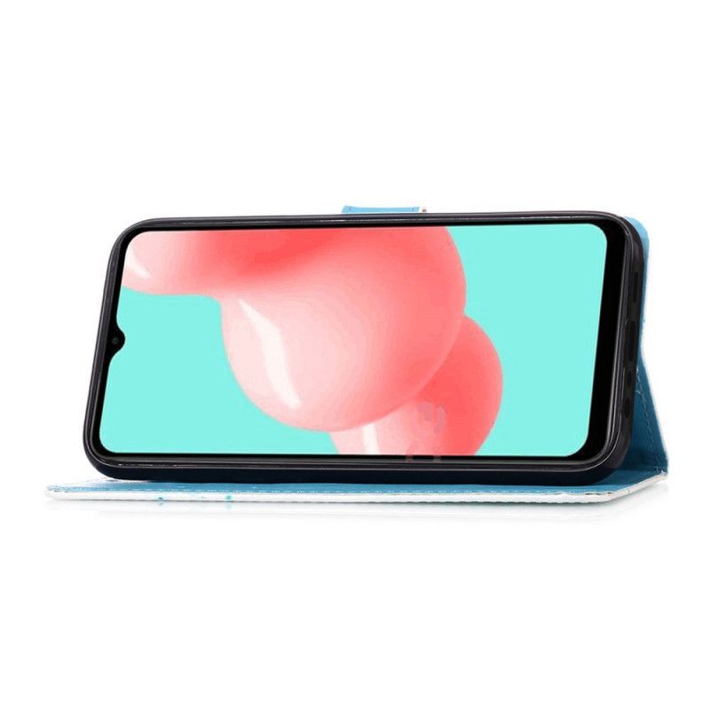 Κάλυμμα Folio Samsung Galaxy A52 4G / A52 5G Θήκες Κινητών Πεταλούδες Κορδόνι Πύργου Του Άιφελ