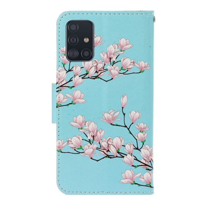 Κάλυμμα Folio Samsung Galaxy A71 Θήκες Κινητών Δέντρο Ιμάντα