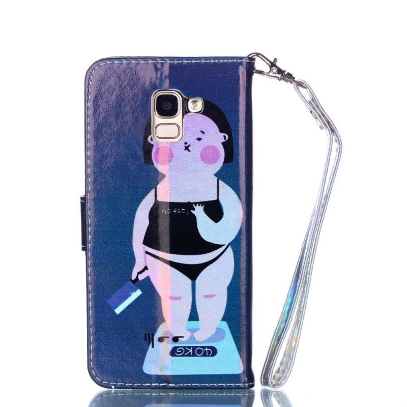 Κάλυμμα Folio Samsung Galaxy J6 Plus Χωρίς Λίπος