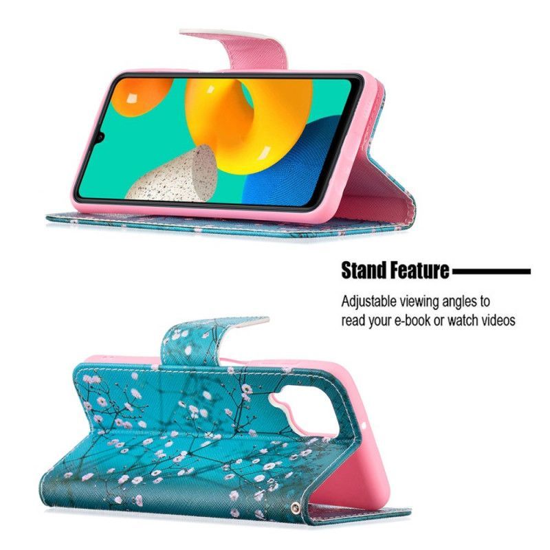 Κάλυμμα Folio Samsung Galaxy M32 Ανθισμένο Δέντρο
