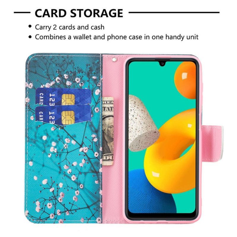 Κάλυμμα Folio Samsung Galaxy M32 Ανθισμένο Δέντρο