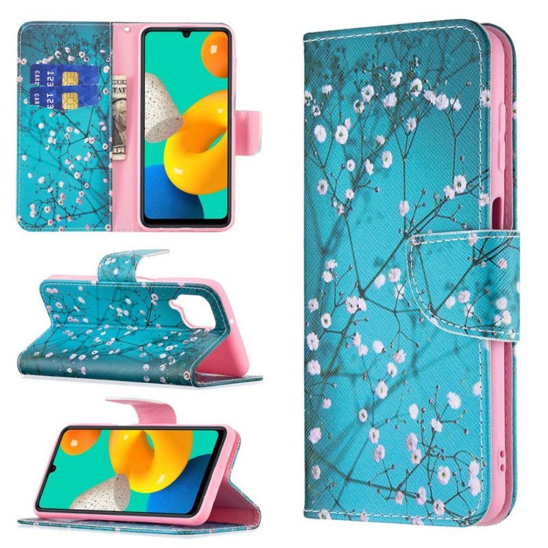 Κάλυμμα Folio Samsung Galaxy M32 Ανθισμένο Δέντρο