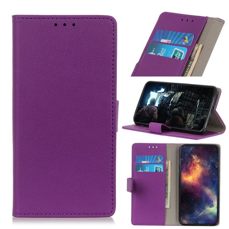 Κάλυμμα Folio Samsung Galaxy Note 10 Ροζ Ποιότητα Απομίμησης Δέρματος